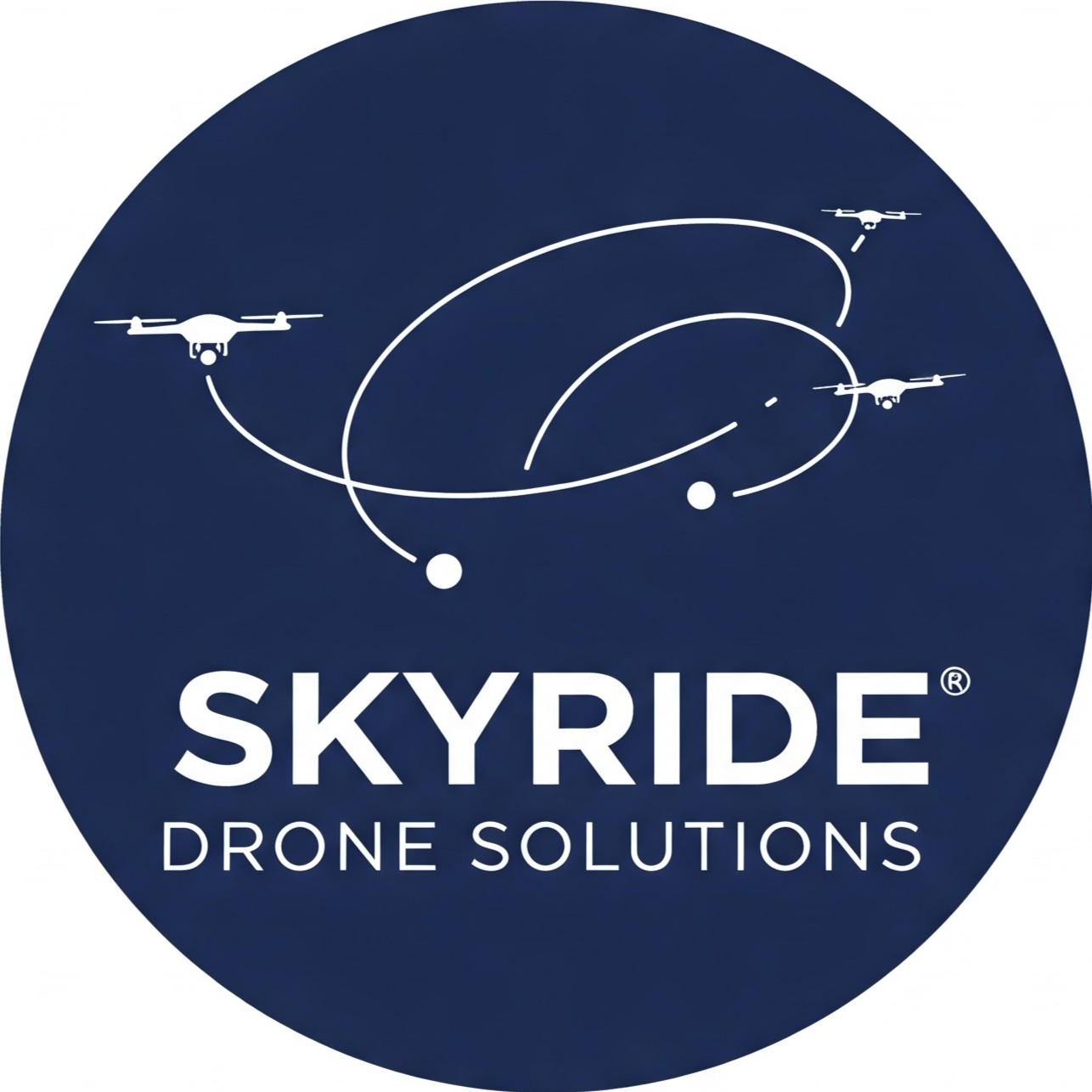 SkyRide Drone Solutions Logo